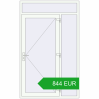 Ustalenie cen Drzwi zewnętrzne 1400x2300 mm DOOR KORSA OPTIMUM REHAU BRILLANT RAL 9016 Traffic white dwustronny. Cena: 844.1 EUR