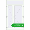 Ustalenie cen Drzwi zewnętrzne 1400x2380 mm DOOR KORSA OPTIMUM REHAU BRILLANT RAL 9016 Traffic white dwustronny. Cena: 6 327.34 PLN