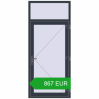 Ustalenie cen Drzwi zewnętrzne 1000x2300 mm DOOR KORSA OPTIMUM REHAU BRILLANT ANTHRACITE_GREY_STRUKTURAL dwustronny. Cena: 866.86 EUR
