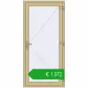 Pricing Entrance doors 1000x2100 mm DOOR ALU STANDARD 72 RAL 1000 Green beige two-sided. Price: 1371,56 €