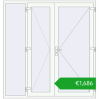 Ustalenie cen Drzwi zewnętrzne 2000x2100 mm DOOR ALU STANDARD 72 RAL 9016 Traffic white dwustronny. Cena: 1686,41 €