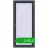 Ustalenie cen Drzwi zewnętrzne 1000x2200 mm DOOR KORSA OPTIMUM REHAU BRILLANT ANTHRACITE_GREY_STRUKTURAL dwustronny. Cena: 3451,92 zł