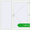 Ustalenie cen Drzwi zewnętrzne 2000x2000 mm DOOR ALU STANDARD 72 RAL 9016 Traffic white dwustronny. Cena: 1650,58 €