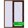 Pricing Entrance doors 1600x2200 mm DOOR KORSA OPTIMUM REHAU BRILLANT BLACK_CHERRY two-sided. Price: 1509,66 €