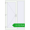 Pricing Entrance doors 1400x2100 mm DOOR KORSA OPTIMUM REHAU BRILLANT RAL 9016 Traffic white two-sided. Price: 5 171.76 PLN