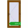 Pricing Entrance doors 900x1850 mm DOOR OPTIMUM REHAU BRILLANT GOLDEN OAK two-sided. Price: 3314,11 zł