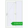 Pricing Entrance doors 1310x2100 mm DOOR KORSA OPTIMUM REHAU BRILLANT RAL 9016 Traffic white two-sided. Price: 5 079.05 PLN