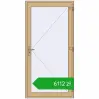 Pricing Entrance doors 1100x2200 mm DOOR ALU STANDARD 72 RAL 1001 Beige two-sided. Price: 6111,84 zł
