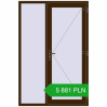 Pricing Entrance doors 1400x2100 mm DOOR KORSA OPTIMUM REHAU BRILLANT DARK_OAK two-sided. Price: 5 880.59 PLN