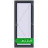 Pricing Entrance doors 900x2200 mm DOOR KORSA OPTIMUM REHAU BRILLANT ANTHRACITE_GREY_STRUKTURAL two-sided. Price: 844.83 EUR