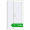 Pricing Entrance doors 1300x2300 mm DOOR KORSA ALU STANDARD 72 RAL 9016 Traffic white two-sided. Price: 7 173.18 PLN