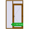 Pricing Entrance doors 1400x2300 mm DOOR KORSA OPTIMUM REHAU BRILLANT GOLDEN OAK two-sided. Price: 7 706.97 PLN