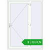 Pricing Entrance doors 1500x2100 mm DOOR KORSA OPTIMUM REHAU BRILLANT RAL 9016 Traffic white two-sided. Price: 3 910.41 PLN