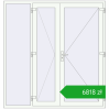 Pricing Entrance doors 2000x2100 mm DOOR OPTIMUM REHAU BRILLANT RAL 9016 Traffic white two-sided. Price: 6817,54 zł