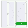 Ustalenie cen Drzwi zewnętrzne 2000x2100 mm DOOR KORSA ALU STANDARD 72 RAL 9016 Traffic white dwustronny. Cena: 1753,46 €