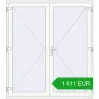 Pricing Entrance doors 1880x2100 mm DOOR KORSA OPTIMUM REHAU BRILLANT RAL 9016 Traffic white two-sided. Price: 1 611.39 EUR