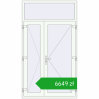 Ustalenie cen Drzwi zewnętrzne 1300x2300 mm DOOR KORSA ALU STANDARD 72 RAL 9016 Traffic white dwustronny. Cena: 6649,04 zł