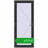Ustalenie cen Drzwi zewnętrzne 1000x2400 mm DOOR KORSA ENERGY-SAVING REHAU SYNEGO ANTHRACITE_GREY_GLATT dwustronny. Cena: 6172,51 zł