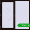 Ustalenie cen Drzwi zewnętrzne 2000x2000 mm DOOR KORSA ENERGY-SAVING REHAU SYNEGO BLACK_BROWN dwustronny. Cena: 7 133.98 PLN