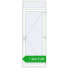 Pricing Entrance doors 900x2500 mm DOOR KORSA OPTIMUM REHAU BRILLANT RAL 9016 Traffic white two-sided. Price: 1 043.75 EUR