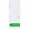 Pricing Entrance doors 900x2370 mm DOOR KORSA OPTIMUM REHAU BRILLANT RAL 9016 Traffic white two-sided. Price: 4 253.38 PLN