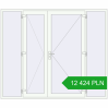 Pricing Entrance doors 2600x2200 mm DOOR KORSA OPTIMUM REHAU BRILLANT RAL 9016 Traffic white two-sided. Price: 12 423.53 PLN