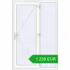 Pricing Entrance doors 1400x2100 mm DOOR KORSA OPTIMUM REHAU BRILLANT RAL 9016 Traffic white two-sided. Price: 1 239.16 EUR