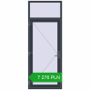 Pricing Entrance doors 960x2500 mm DOOR KORSA ENERGY-SAVING REHAU SYNEGO ANTHRACITE_GREY_STRUKTURAL two-sided. Price: 7 275.88 PLN