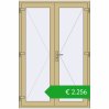 Pricing Entrance doors 1400x2100 mm DOOR KORSA ALU STANDARD 72 RAL 1000 Green beige two-sided. Price: 2255,89 €