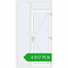 Ustalenie cen Drzwi zewnętrzne 1300x2450 mm DOOR KORSA OPTIMUM REHAU BRILLANT RAL 9016 Traffic white dwustronny. Cena: 4917,40 zł
