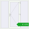 Ustalenie cen Drzwi zewnętrzne 2000x2000 mm DOOR KORSA OPTIMUM REHAU BRILLANT RAL 9016 Traffic white dwustronny. Cena: 1433,79 €