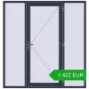 Ustalenie cen Drzwi zewnętrzne 2000x2100 mm DOOR KORSA OPTIMUM REHAU BRILLANT ANTHRACITE_GREY_STRUKTURAL zewnętrzny. Cena: 1 422 EUR
