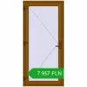 Pricing Entrance doors 1000x2100 mm DOOR KORSA ENERGY-SAVING REHAU SYNEGO GOLDEN OAK two-sided. Price: 7 957.32 PLN