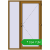 Pricing Entrance doors 1500x2200 mm DOOR KORSA ENERGY-SAVING REHAU SYNEGO LIGHT_OAK two-sided. Price: 7 024.48 PLN