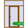 Pricing Entrance doors 1800x2500 mm DOOR KORSA OPTIMUM REHAU BRILLANT GOLDEN OAK two-sided. Price: 4558,26 zł