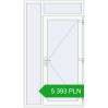 Pricing Entrance doors 1300x2300 mm DOOR KORSA OPTIMUM REHAU BRILLANT RAL 9016 Traffic white two-sided. Price: 5 392.71 PLN