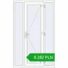 Pricing Entrance doors 1300x2100 mm DOOR KORSA ALU STANDARD 72 RAL 9016 Traffic white two-sided. Price: 8 281.91 PLN