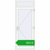 Ustalenie cen Drzwi zewnętrzne 900x2300 mm DOOR OPTIMUM REHAU BRILLANT RAL 9016 Traffic white dwustronny. Cena: 860,33 €