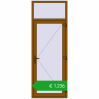 Pricing Entrance doors 950x2600 mm DOOR OPTIMUM REHAU BRILLANT GOLDEN OAK two-sided. Price: 1236,16 €
