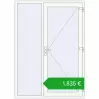 Ustalenie cen Drzwi zewnętrzne 1500x2100 mm DOOR ALU STANDARD 72 RAL 9016 Traffic white dwustronny. Cena: 1835,21 €