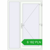 Ustalenie cen Drzwi zewnętrzne 1400x2000 mm DOOR KORSA ENERGY-SAVING REHAU SYNEGO RAL 9016 Traffic white dwustronny. Cena: 6 181.97 PLN