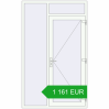 Ustalenie cen Drzwi zewnętrzne 1400x2300 mm DOOR KORSA OPTIMUM REHAU BRILLANT RAL 9016 Traffic white dwustronny. Cena: 1 160.68 EUR
