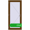 Pricing Entrance doors 1000x2200 mm DOOR OPTIMUM REHAU BRILLANT WALNUT two-sided. Price: 964,48 €