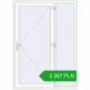 Pricing Drzwi zewnętrzne 1500x2100 mm DOOR KORSA OPTIMUM REHAU BRILLANT RAL 9016 Traffic white dwustronny. Price: 3366,50 zł