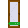Ustalenie cen Drzwi zewnętrzne 900x2100 mm DOOR KORSA OPTIMUM REHAU BRILLANT GOLDEN OAK dwustronny. Cena: 910,94 €