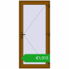 Pricing Entrance doors 1000x2200 mm DOOR KORSA OPTIMUM REHAU BRILLANT GOLDEN OAK two-sided. Price: 1013,30 €
