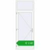 Ustalenie cen Drzwi zewnętrzne 950x2575 mm DOOR KORSA OPTIMUM REHAU BRILLANT RAL 9016 Traffic white dwustronny. Cena: 1140,61 €