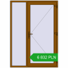 Pricing Entrance doors 1500x2100 mm DOOR KORSA ENERGY-SAVING REHAU SYNEGO GOLDEN OAK two-sided. Price: 6 832.31 PLN