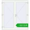 Pricing Entrance doors 1880x2100 mm DOOR KORSA OPTIMUM REHAU BRILLANT RAL 9016 Traffic white two-sided. Price: 1 820.52 EUR
