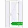 Ustalenie cen Drzwi zewnętrzne 1300x2100 mm DOOR KORSA ALU STANDARD 72 RAL 9016 Traffic white dwustronny. Cena: 6127,13 zł